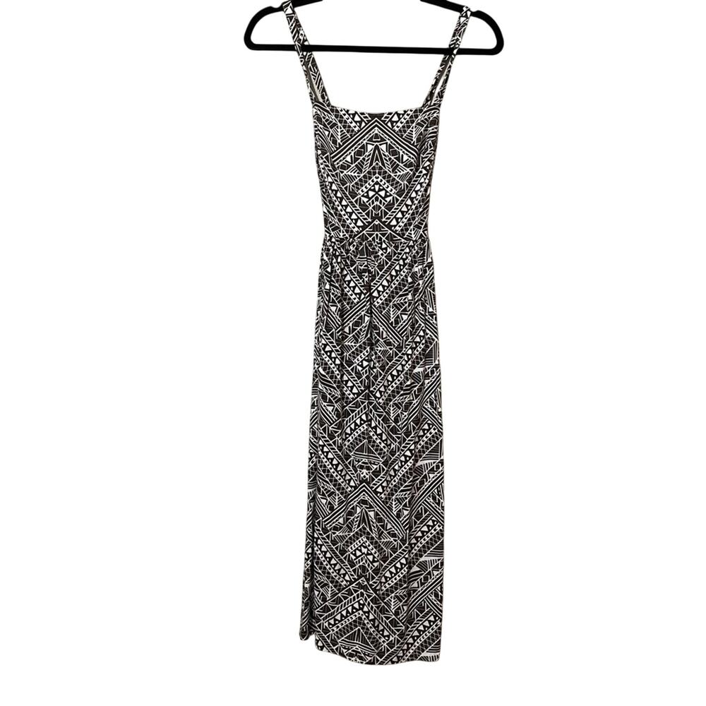 Anthropologie Corey Lynn Calter Black & White Sketchbook Tribal Print Dress XS